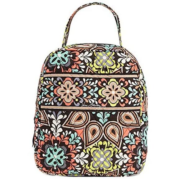 Vera Bradley Handbags - Vera Bradley Lunch Bunch Bag Multicolor Sierra Print Insulated Cotton